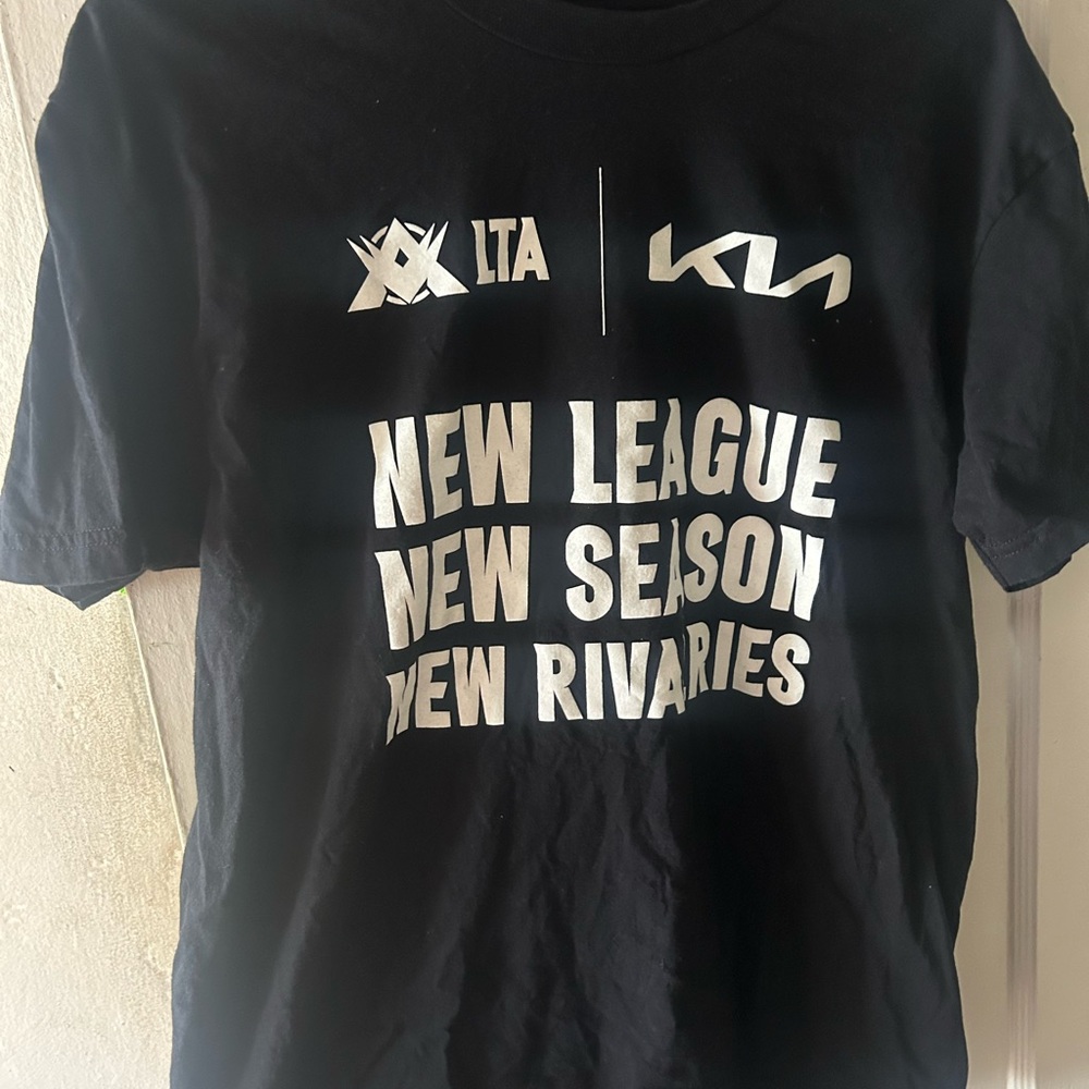 League of Legends Championship of The Americas LTAxKia Black T-Shirt